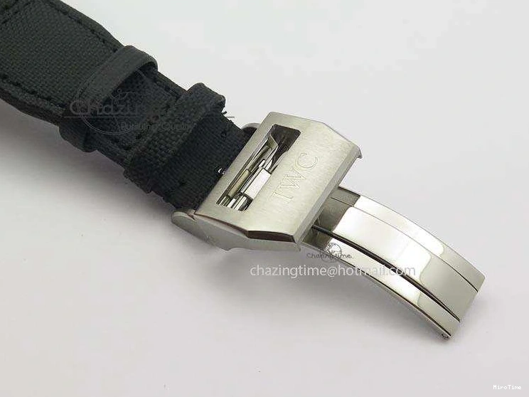 MIROTIME 0505 Pilot Chrono IW388003 Real Ceramic V6F 1:1 Best Edition On Black Nylon Strap A StreetReady 7284